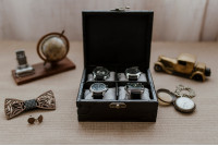 Wood box 4  watches