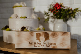 Personalised Wedding Knife Engraved Cake Server and Knife Set