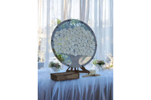 Guest book, Modern wedding book, 3D guest book Wedding book in the shape of a heart