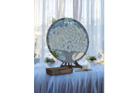 Guest book, Modern wedding book, 3D guest book Wedding book in the shape of a heart