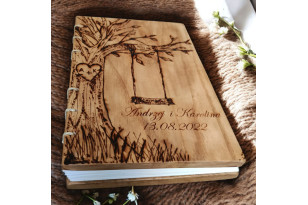 copy of Wood Guest Book