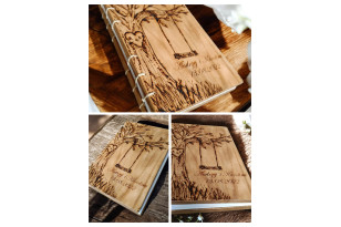 copy of Wood Guest Book